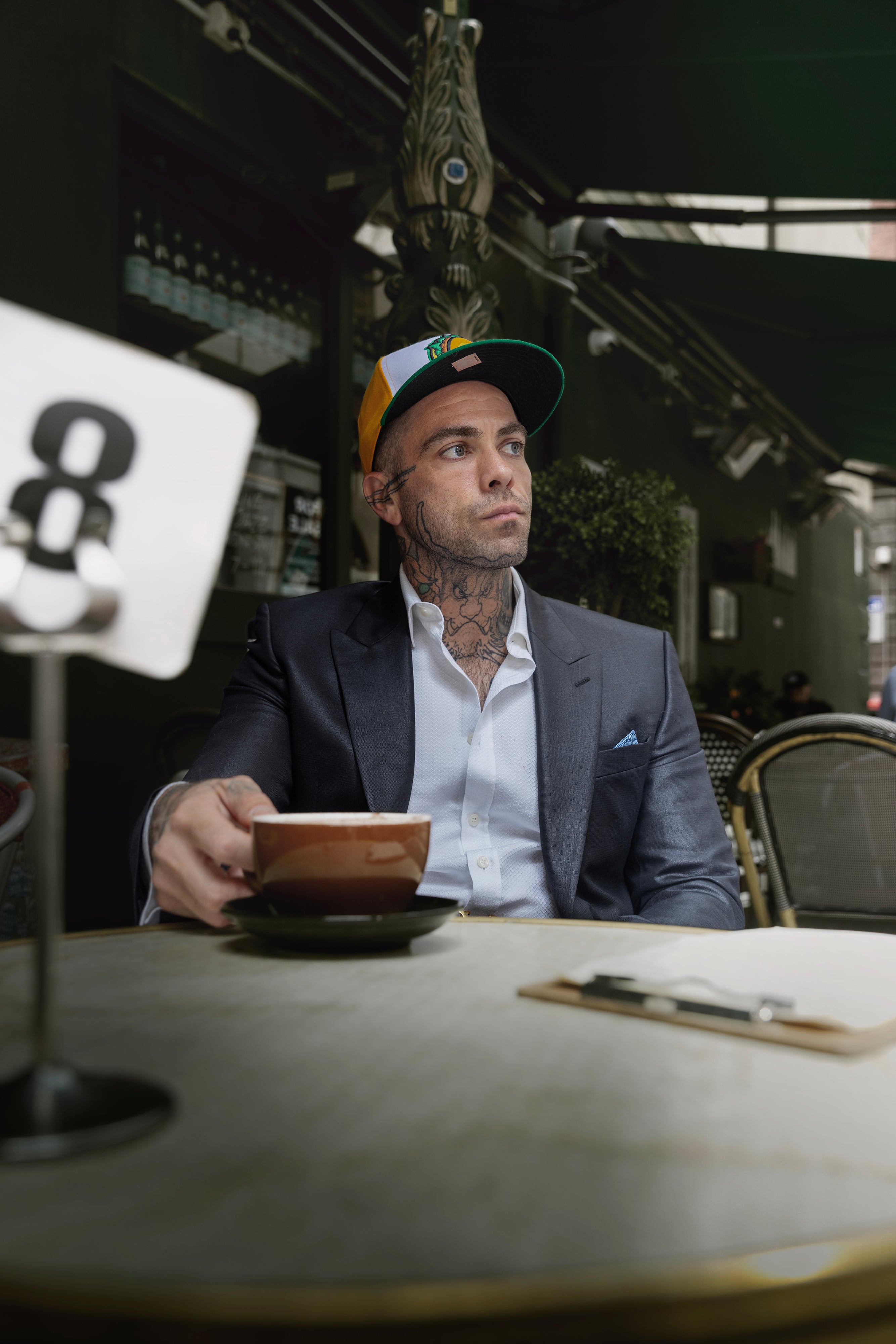 Steve Butcher in a quiet moment between sessions